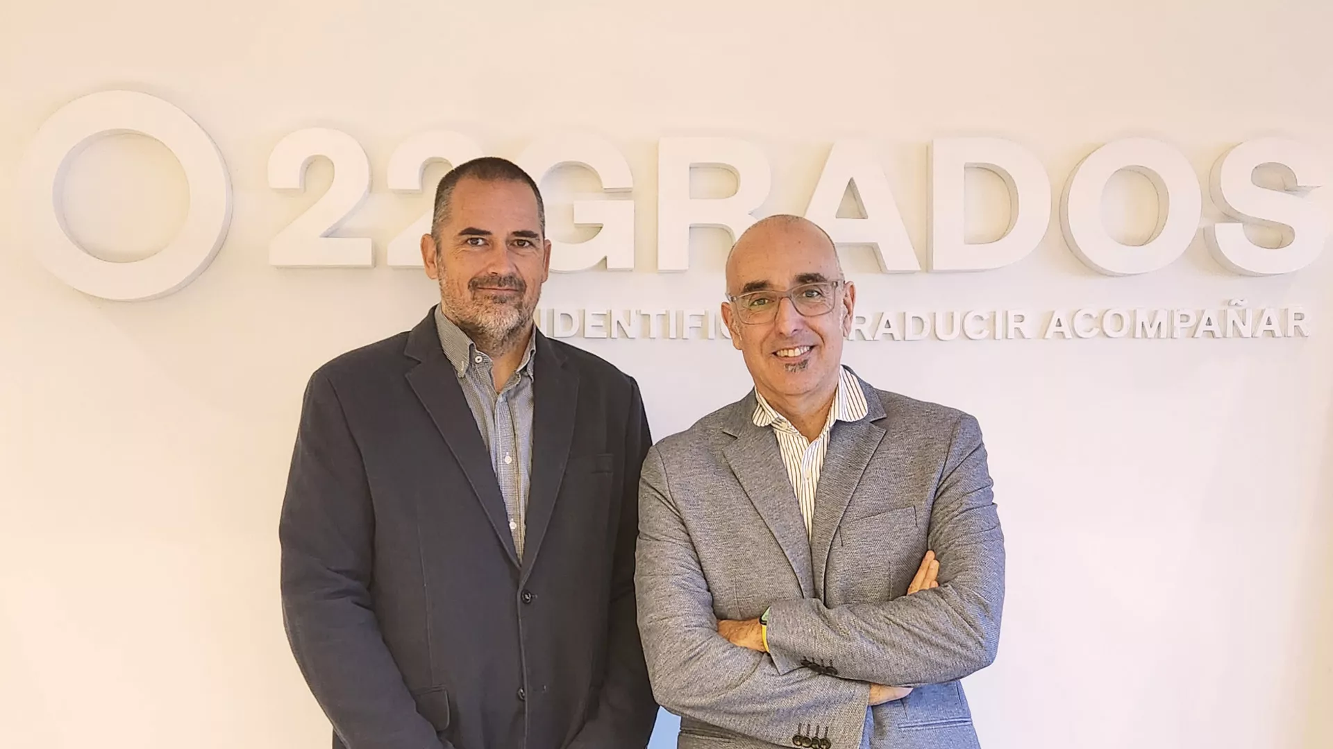 Diego Pajarón y Eladio Bombín, CEOs de 22GRADOS./ CEDIDA