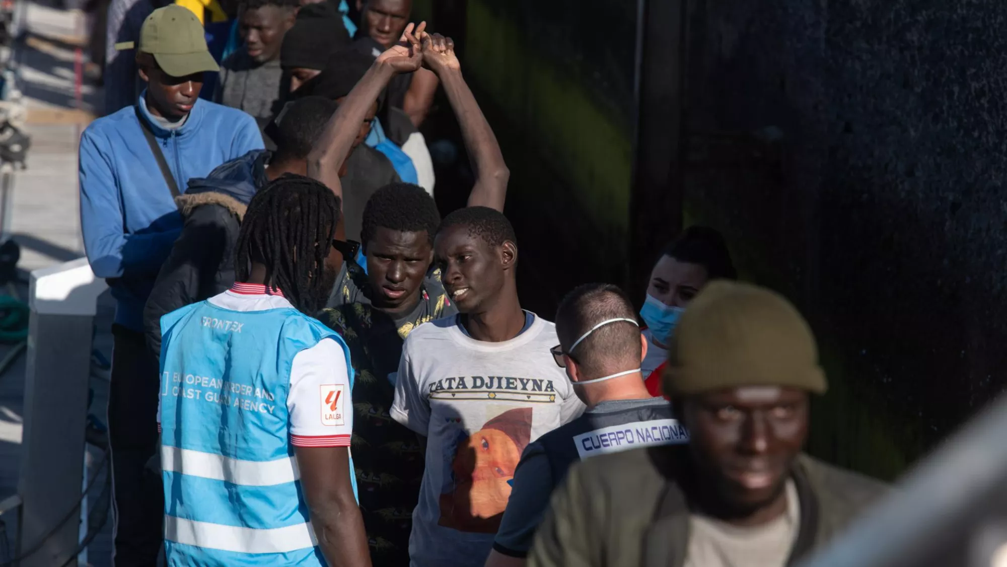 Migrantes llegados a Canarias / EFE