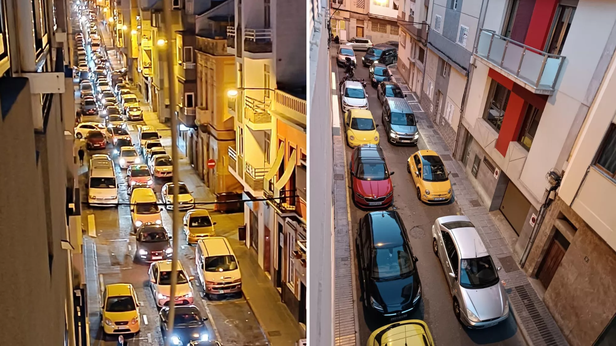 Colapso en La Isleta durante el primer día del carnaval / VECINOS