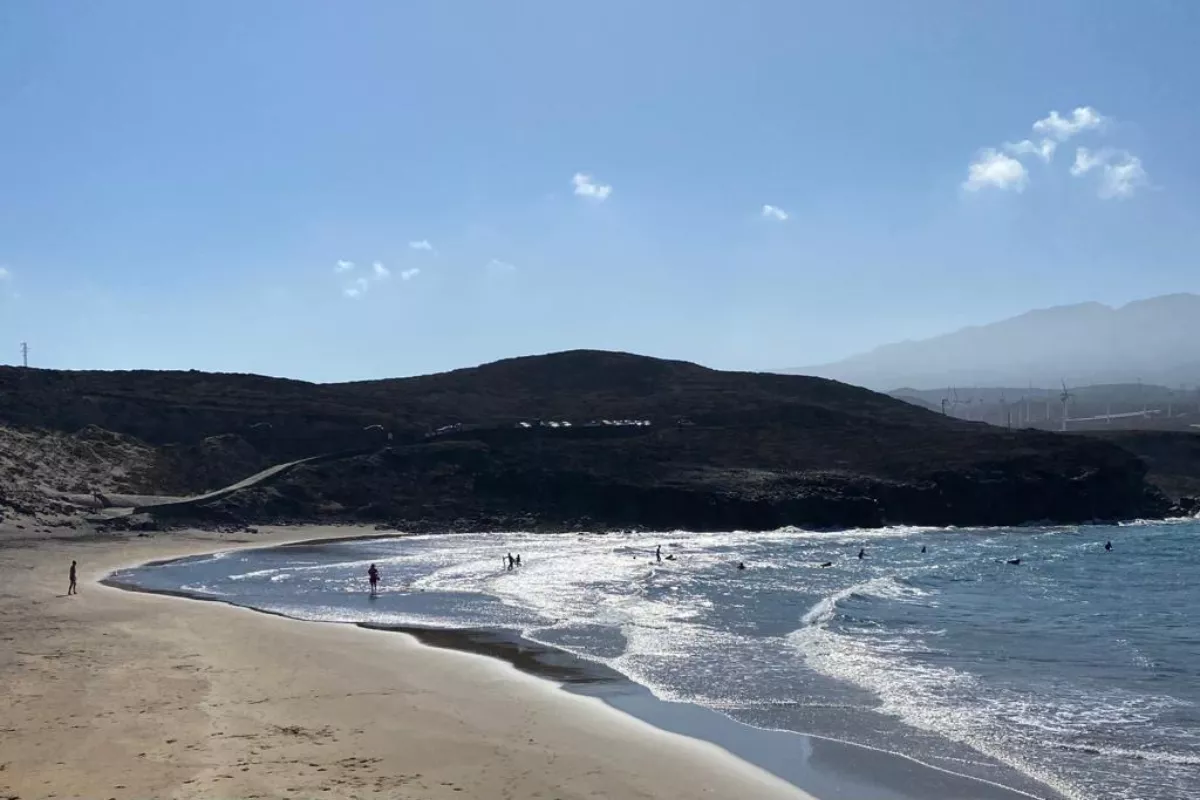 Playa Grande, en El Poris. / ATLÁNTICO HOY - ALBA MARICHAL 