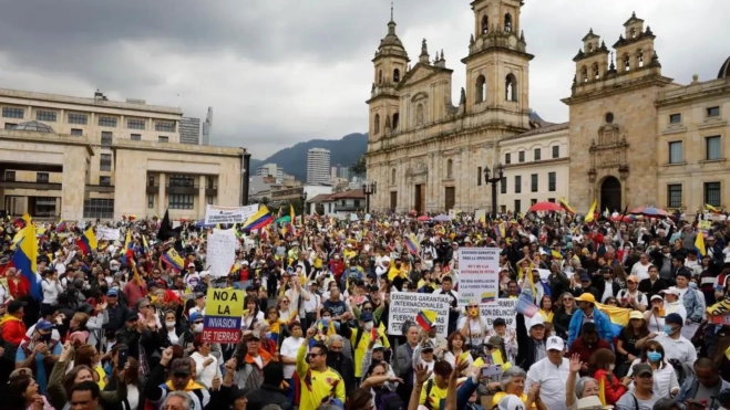 Una manifestación en Colombia / EFE