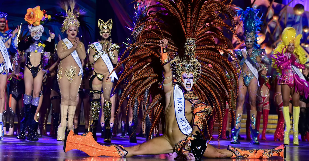 Imagen de Drag Elektra en la preselección de la Gala Drag Queen de Las Palmas de Gran Canaria / TONY HERNÁNDEZ 