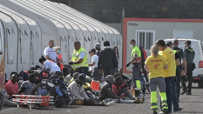 Llegada de personas migrantes a Canarias / EFE