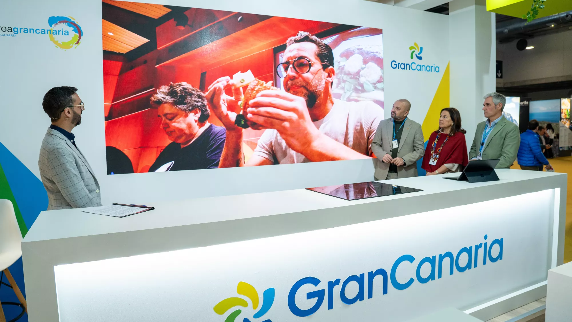 Carlos Álamo, Julia Pérez y Alejandro Báez en Madrid Fusión / TURISMO DE GRAN CANARIA