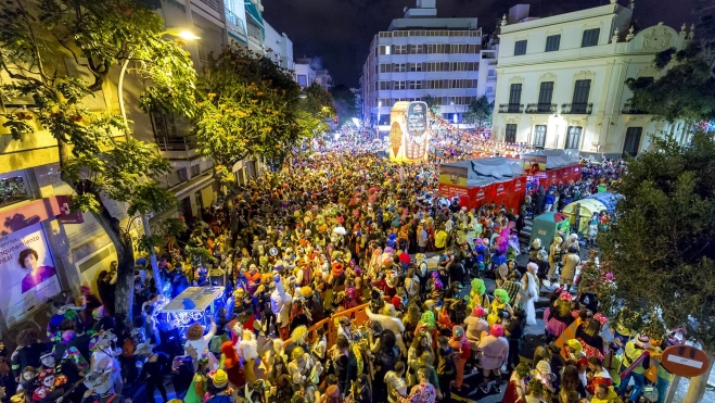 Carnaval en la calle en la zona Orche en Santa Cruz de Tenerife / ARCHIVO