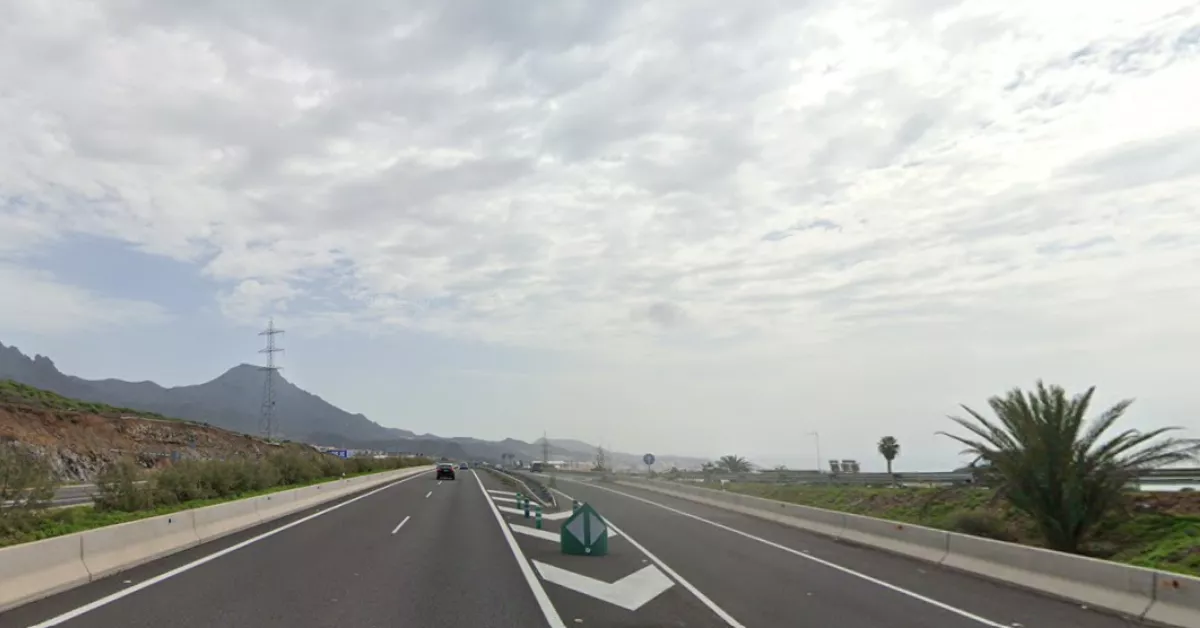 Proximidades de la zona donde ocurrió el accidente de l TF-1. / GOOGLE MAPS