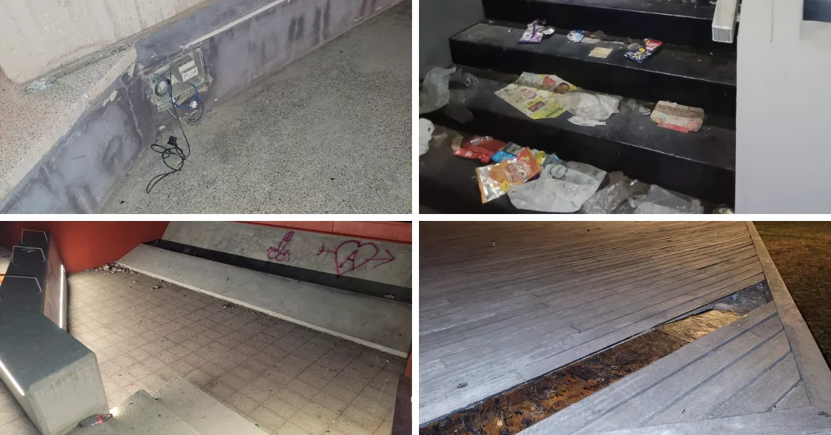 Parque del Estadio Insular / MONTAJE AH