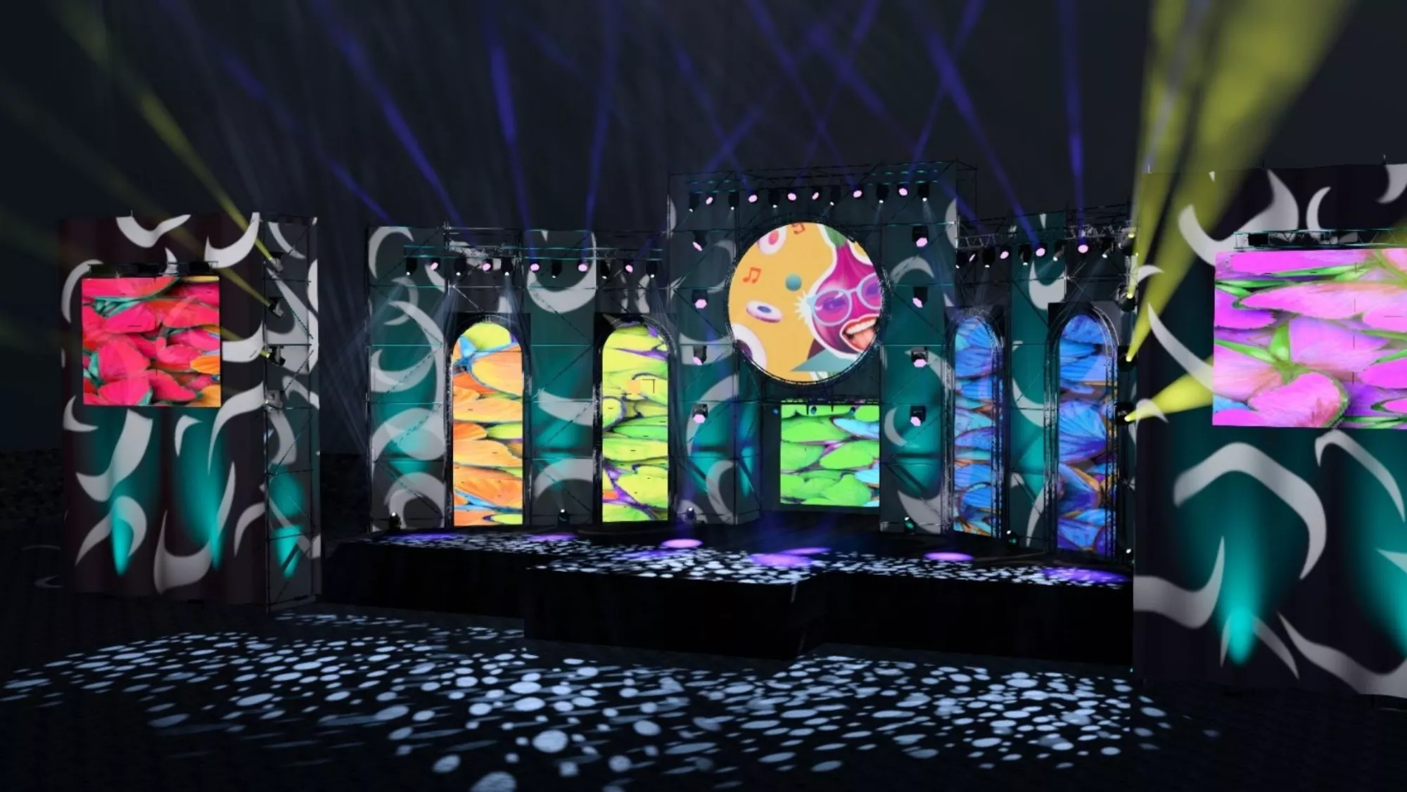 Imagen del escenario del Carnaval de Gáldar 2024 / AYUNTAMIENTO DE GÁLDAR