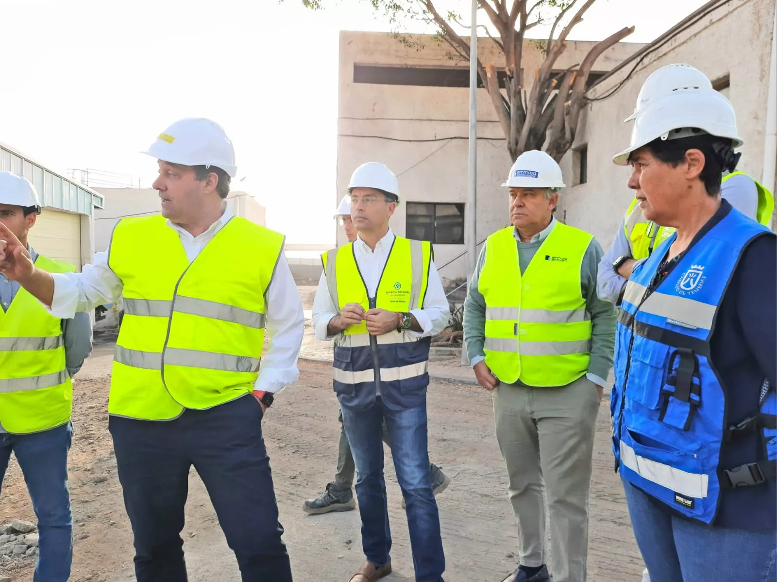 Visita a la depuradora de Santa Cruz de Tenerife. / AYUNTAMIENTO DE SANTA CRUZ DE TENERIFE Visita a la depuradora de Santa Cruz de Tenerife. / AYUNTAMIENTO DE SANTA CRUZ DE TENERIFE