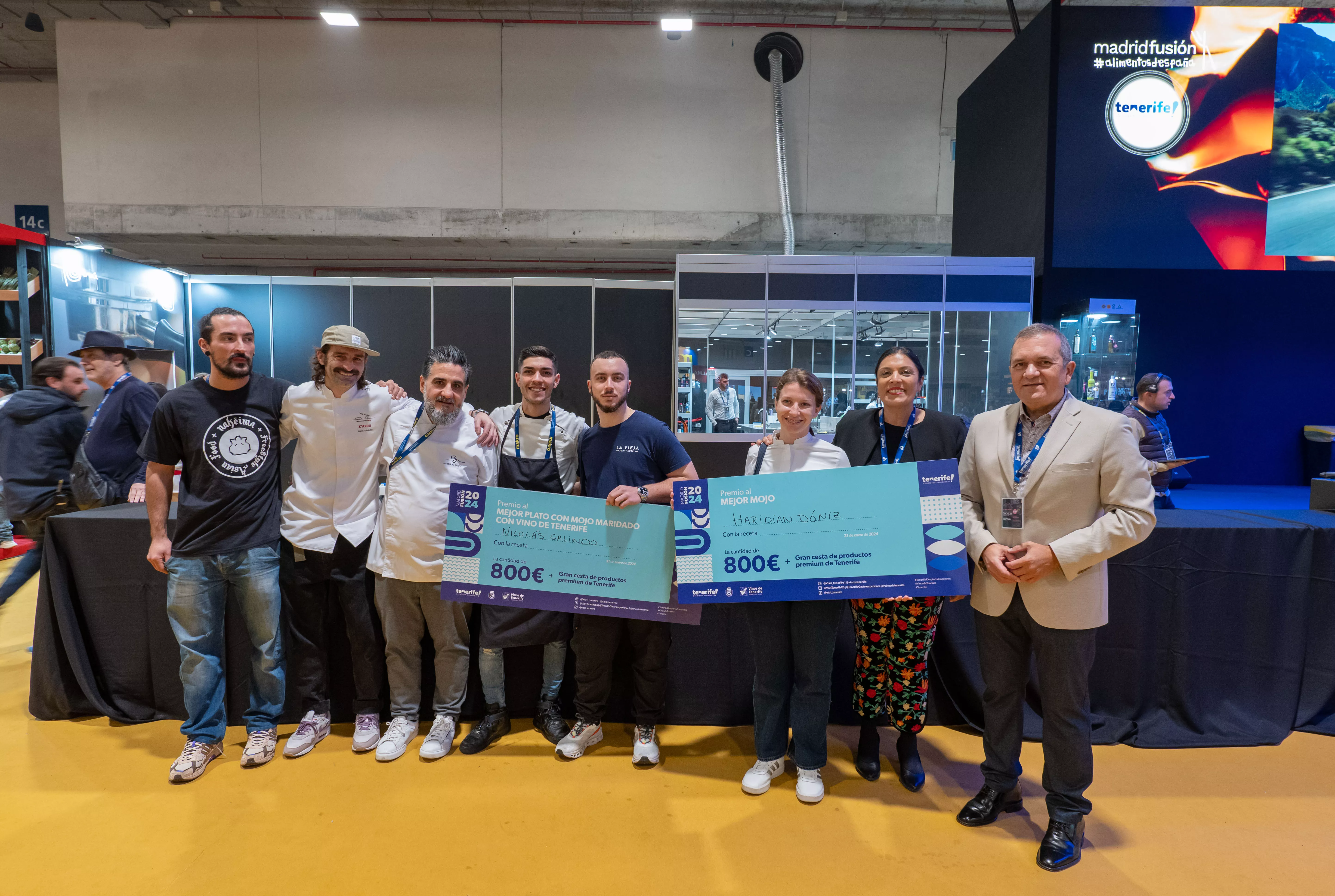 Concurso de mojos en Madrid Fusión./ 