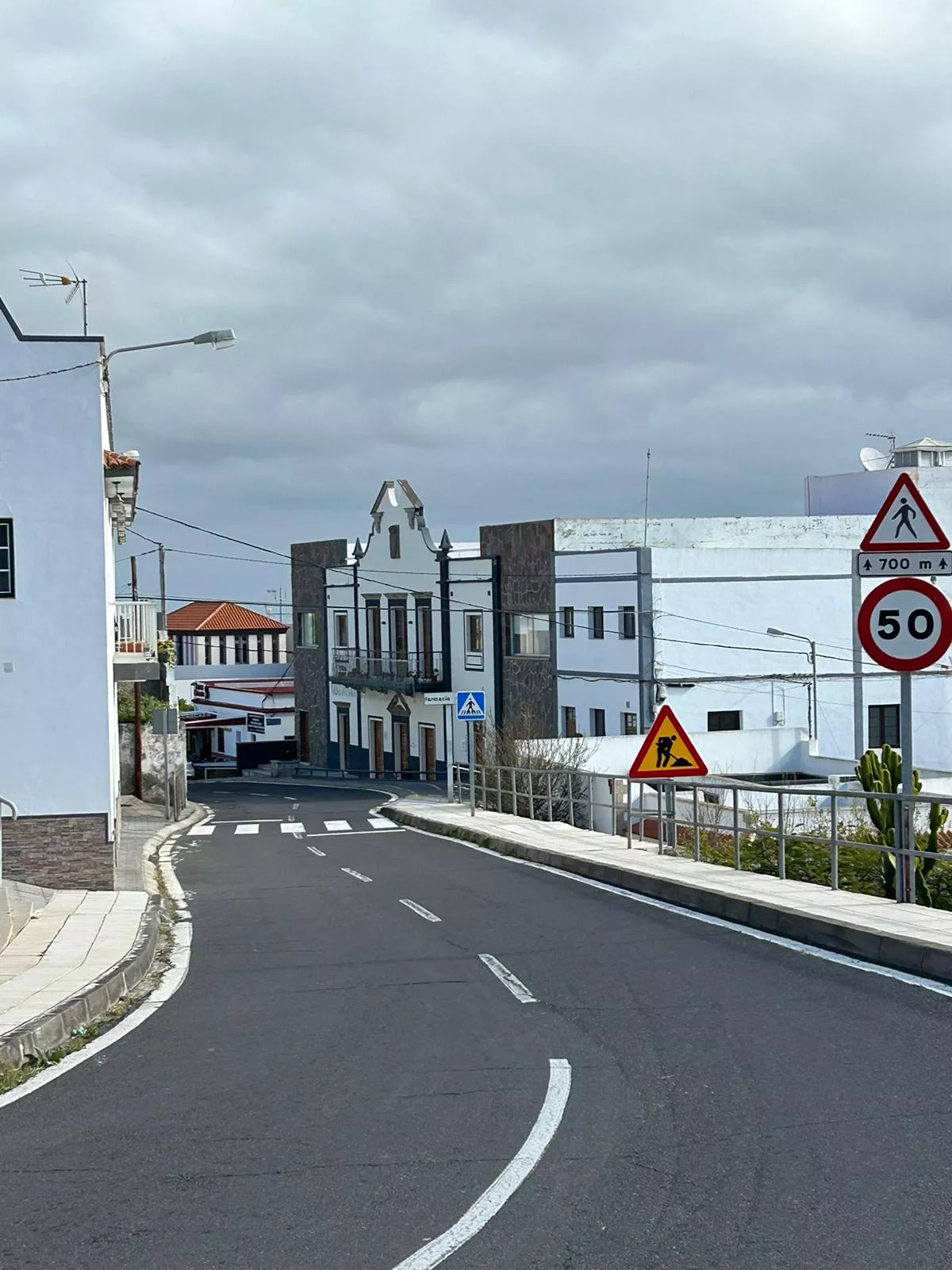 Obras de rehabilitación de la TF-620./ CABILDO DE TENERIFE