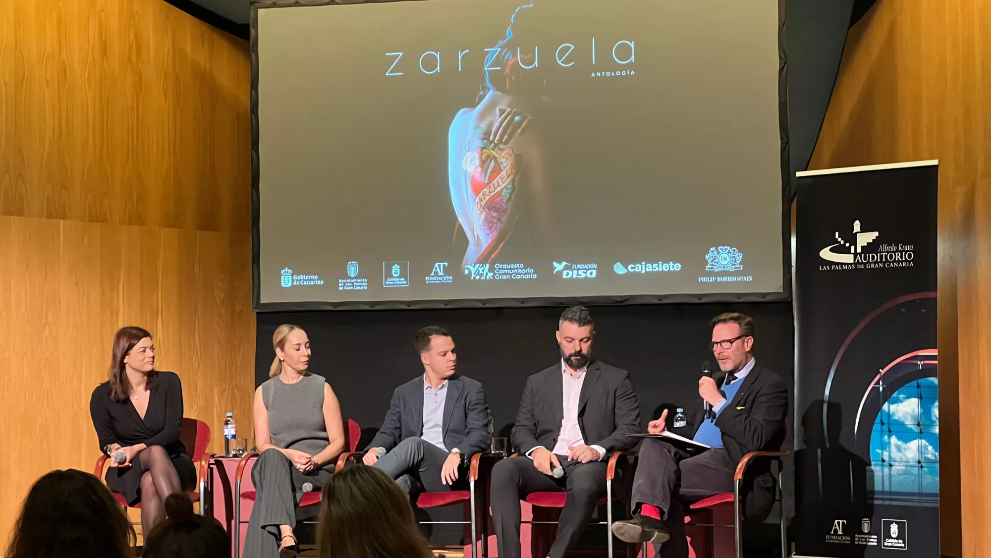 Momento de la presentación de la zarzuela / FUNDACIÓN AUDITORIO-TEATRO