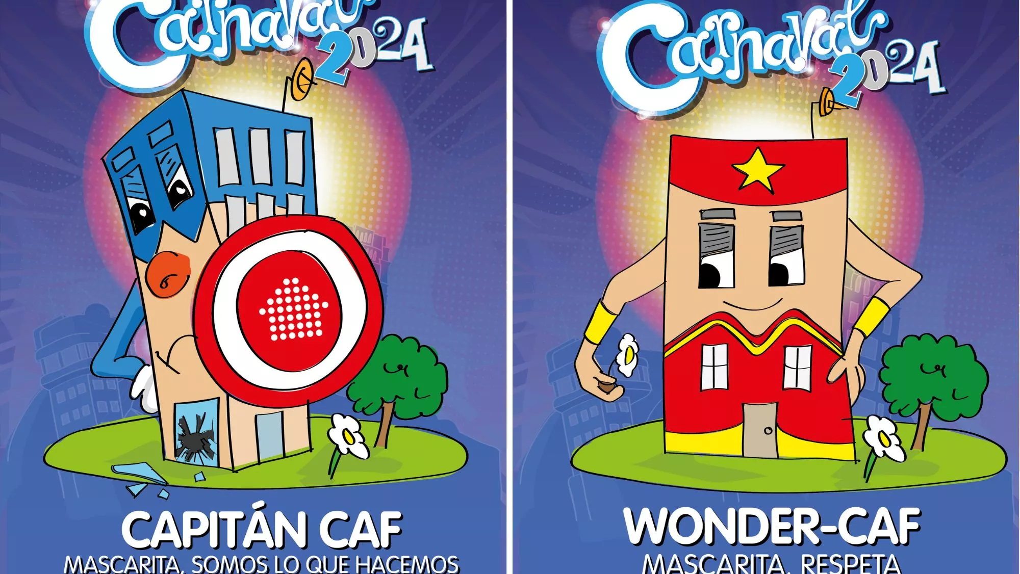 Carteles de la nueva campaña del CAF Tenerife para el Carnaval / CAF TENERIFE
