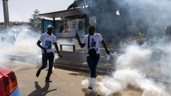 Protestas en Senegal contra el retraso de las elecciones presidenciales / EFE