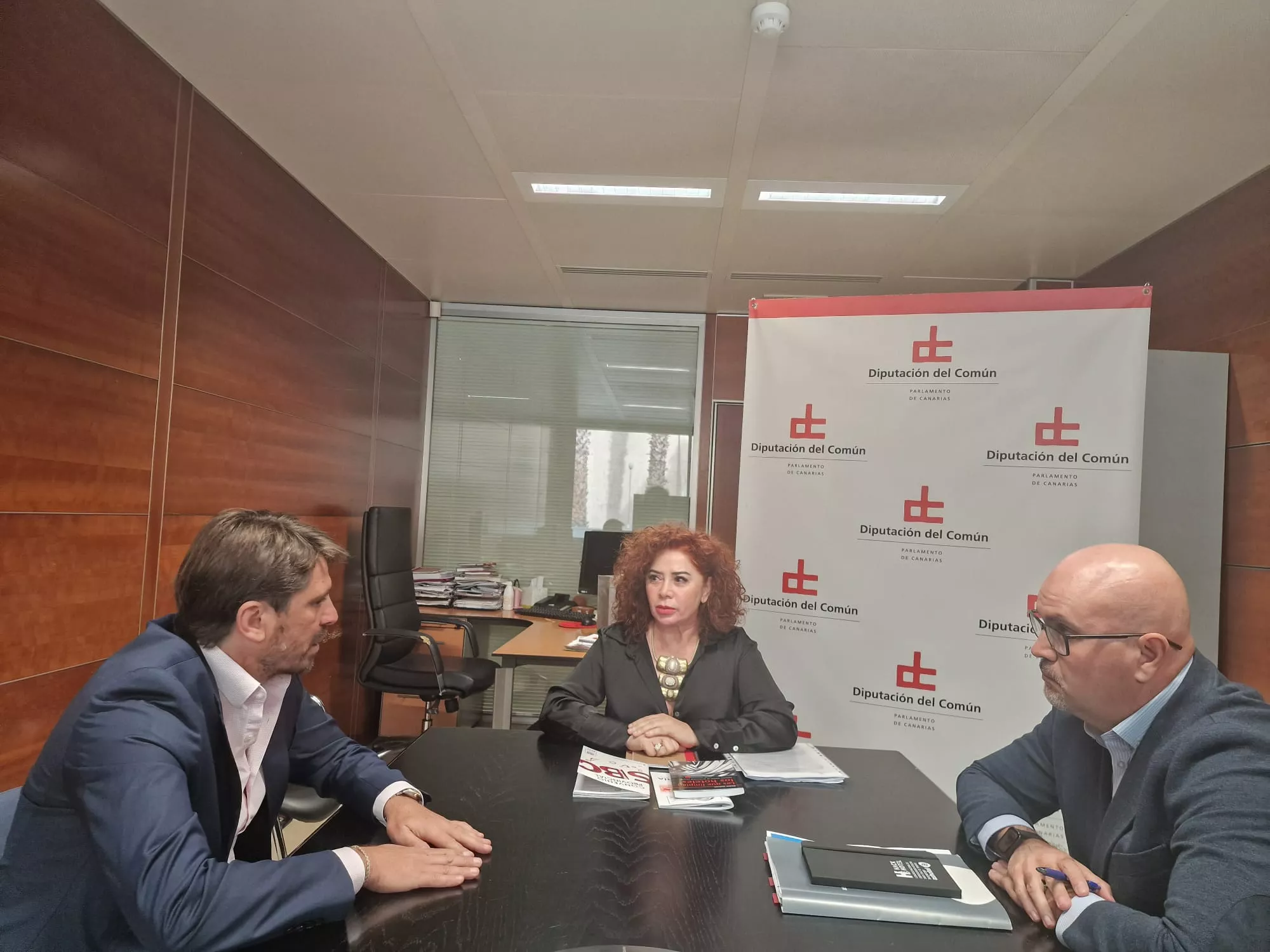 Reunión entre Ashotel y la Diputación del Común. / CEDIDA