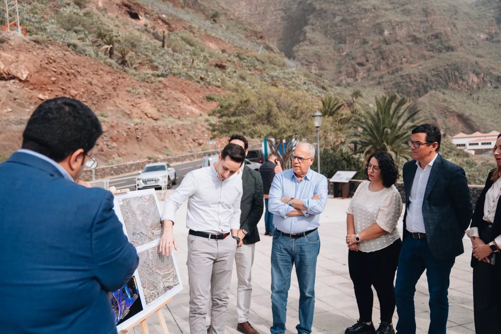 Visita a La Gomera, el consejero de Obras Públicas, Vivienda y Movilidad, Pablo Rodríguez / CEDIDA Visita a La Gomera, el consejero de Obras Públicas, Vivienda y Movilidad, Pablo Rodríguez / CEDIDA