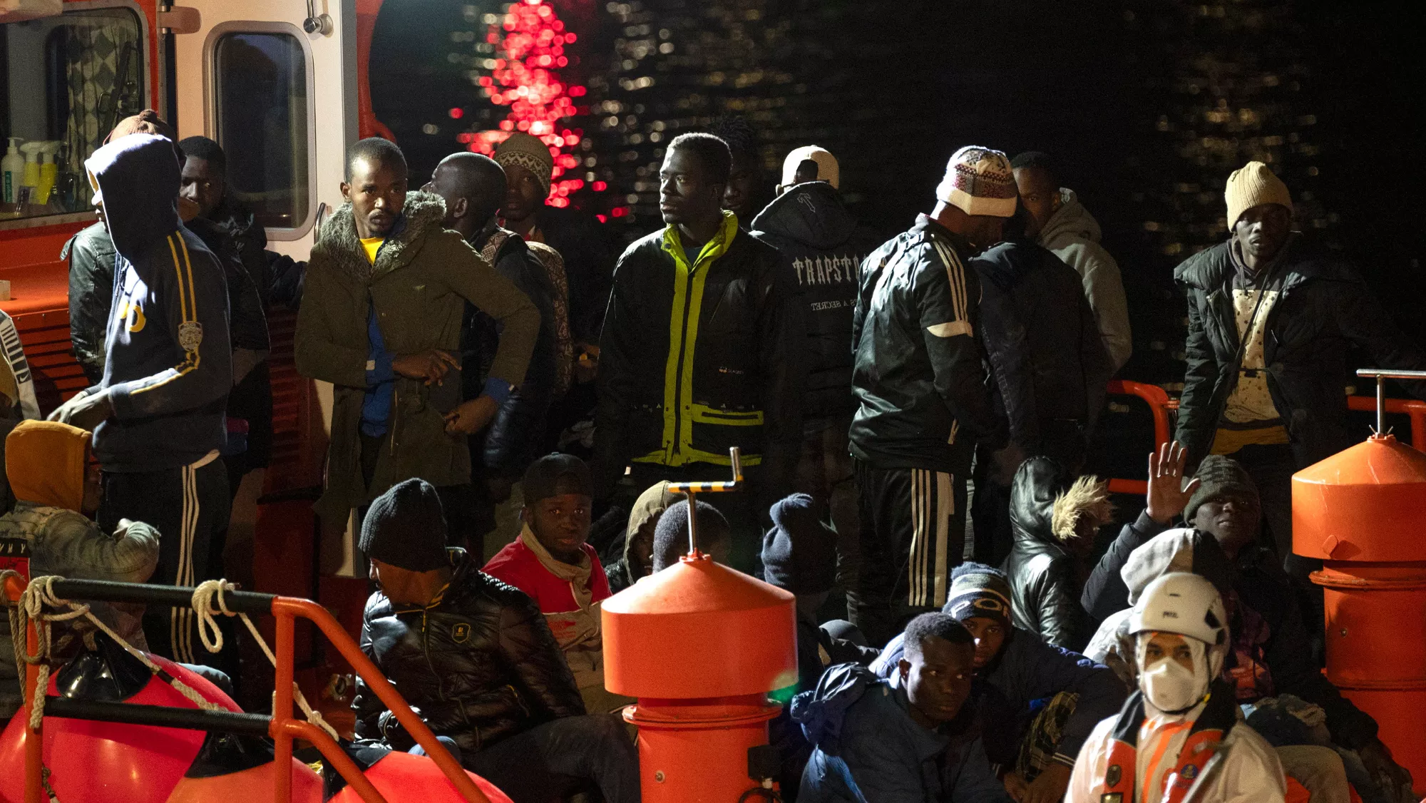 Migrantes llegados a Canarias / EFE