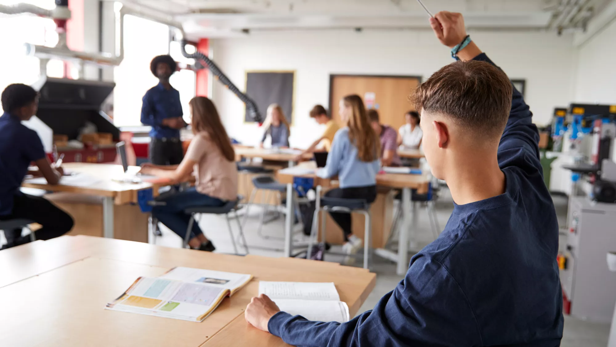 Clase de instituto en Canarias / AH Clase de instituto en Canarias / AH