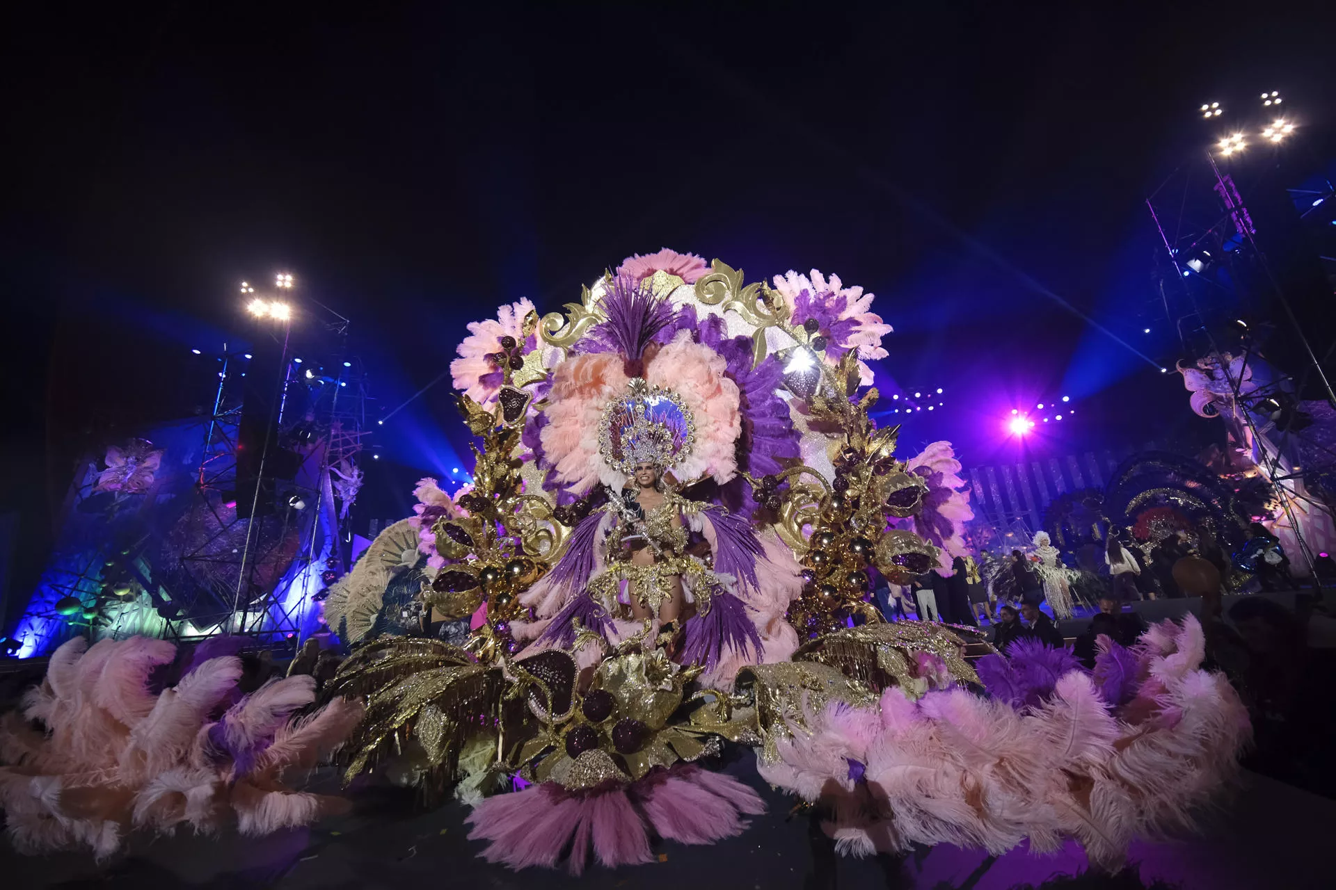 Katia Gutiérrez Thime,  Reina del Carnaval de Las Palmas de Gran Canaria 2024. EFE/ ÁNGEL MEDINA G.