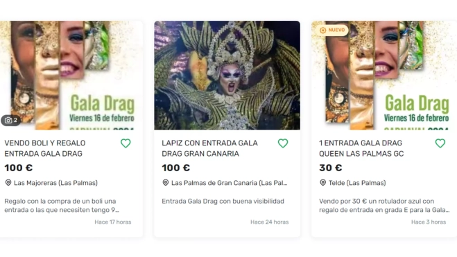 Reventa ilegal de entradas para la Gala Drag Queen de Las Palmas de Gran Canaria / AH