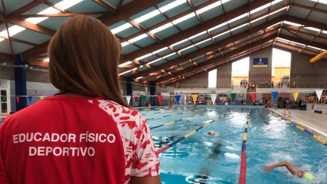 Imagen de una educadora física del COLEF / COLEF Imagen de una educadora física del COLEF / COLEF