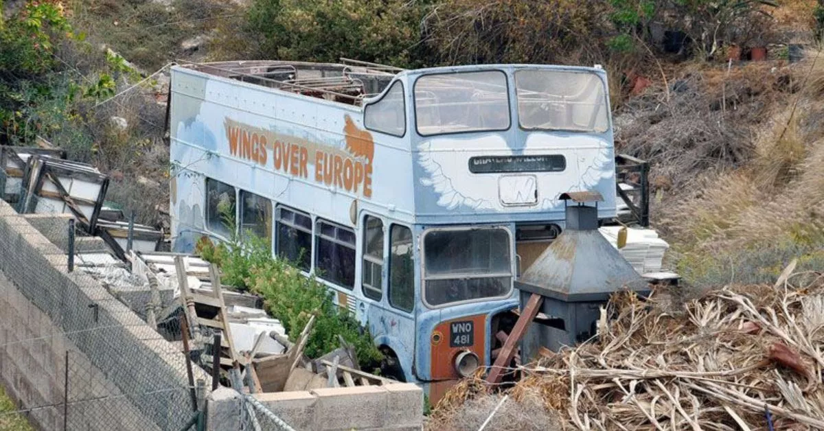 El Paul McCartney's 1972 Wings Tour Bus hallado en una finca en Tenerife en 2017 / ARCHIVO