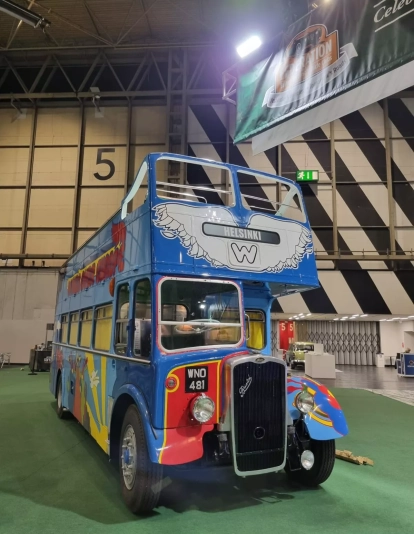El Paul McCartney's 1972 Wings Tour Bus en una exposición en 2022 / TOM JENNINGS El Paul McCartney's 1972 Wings Tour Bus en una exposición en 2022 / TOM JENNINGS