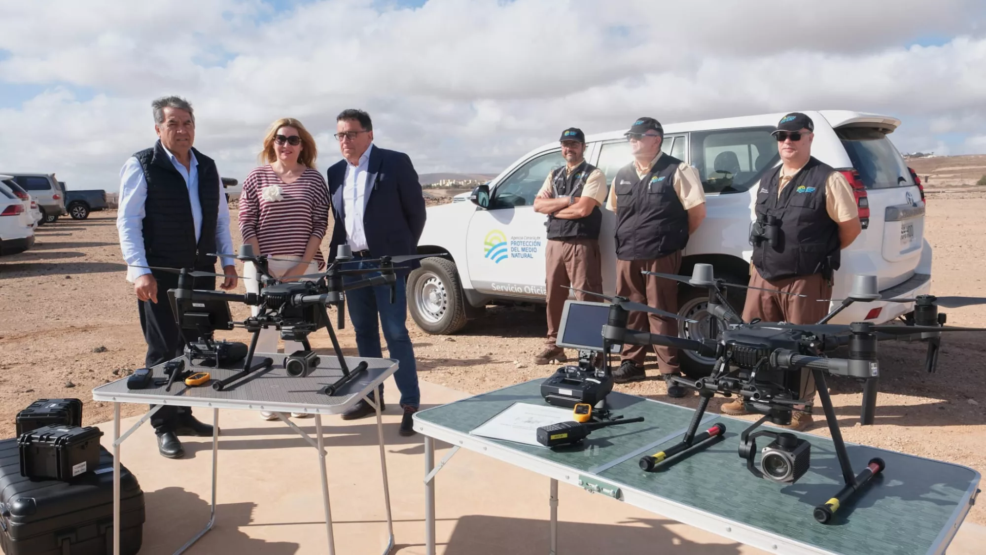 Imagen de los nuevos drones que sobrevolarán en Fuerteventura / GOBIERNO DE CANARIAS