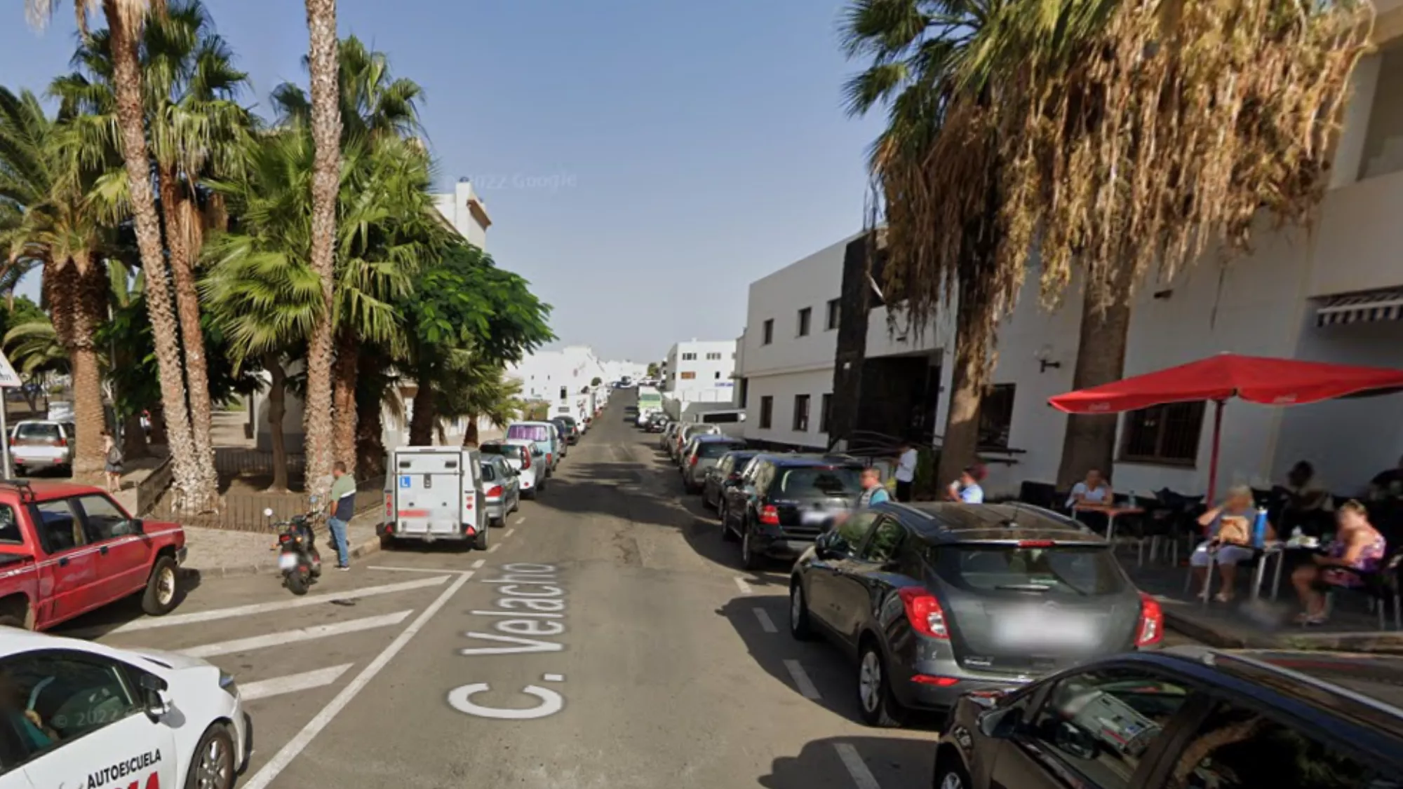 Calle donde se encuentra el centro de menores que fue evacuado. / GOOGLE MAPS