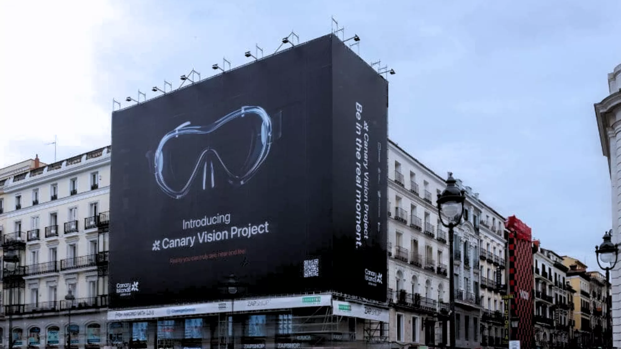 Imagen de la campaña publicitaria expuesta en Puerta del Sol, en Madrid 