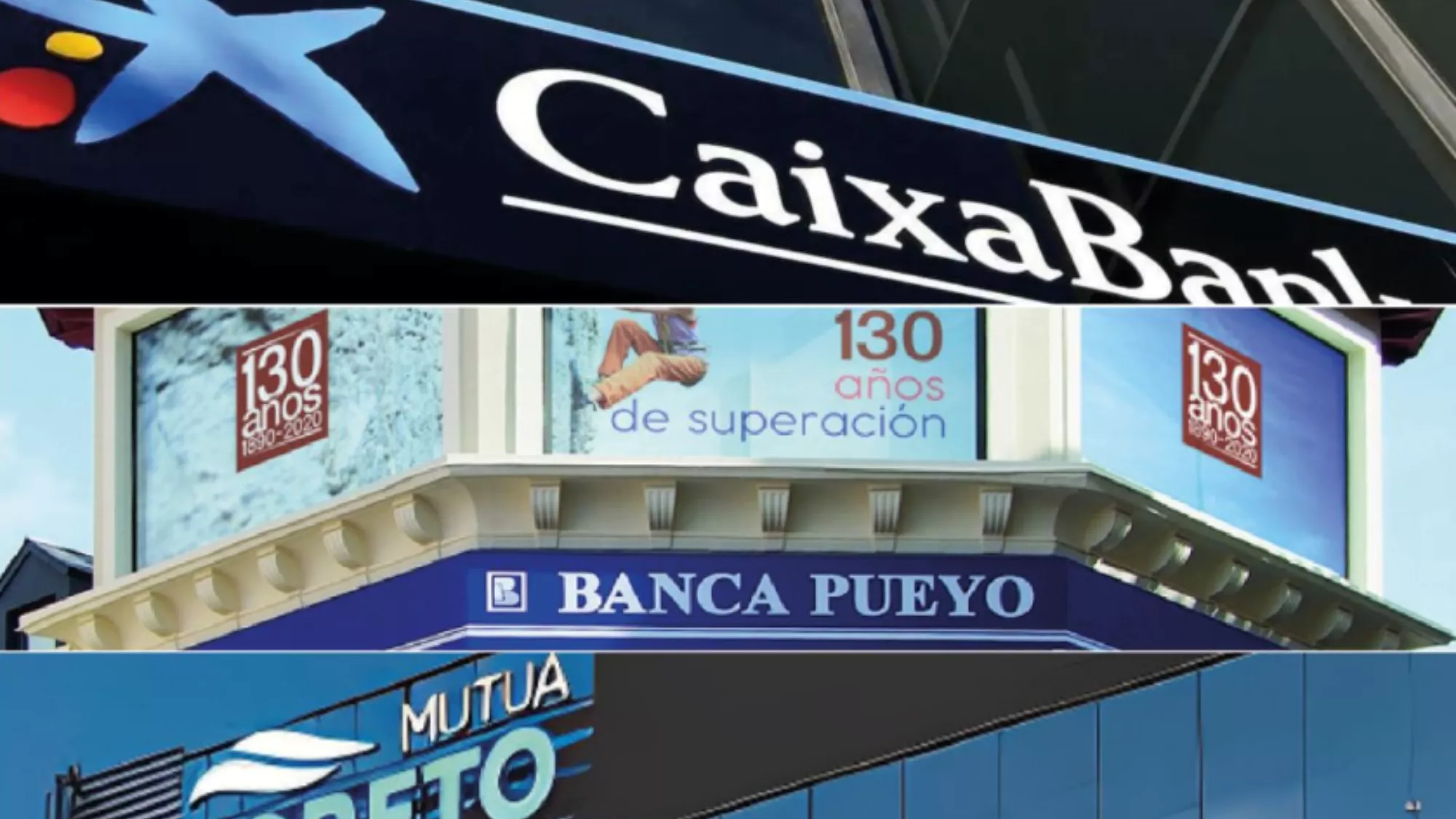 Montaje de tres bancos / SERVIMEDIA