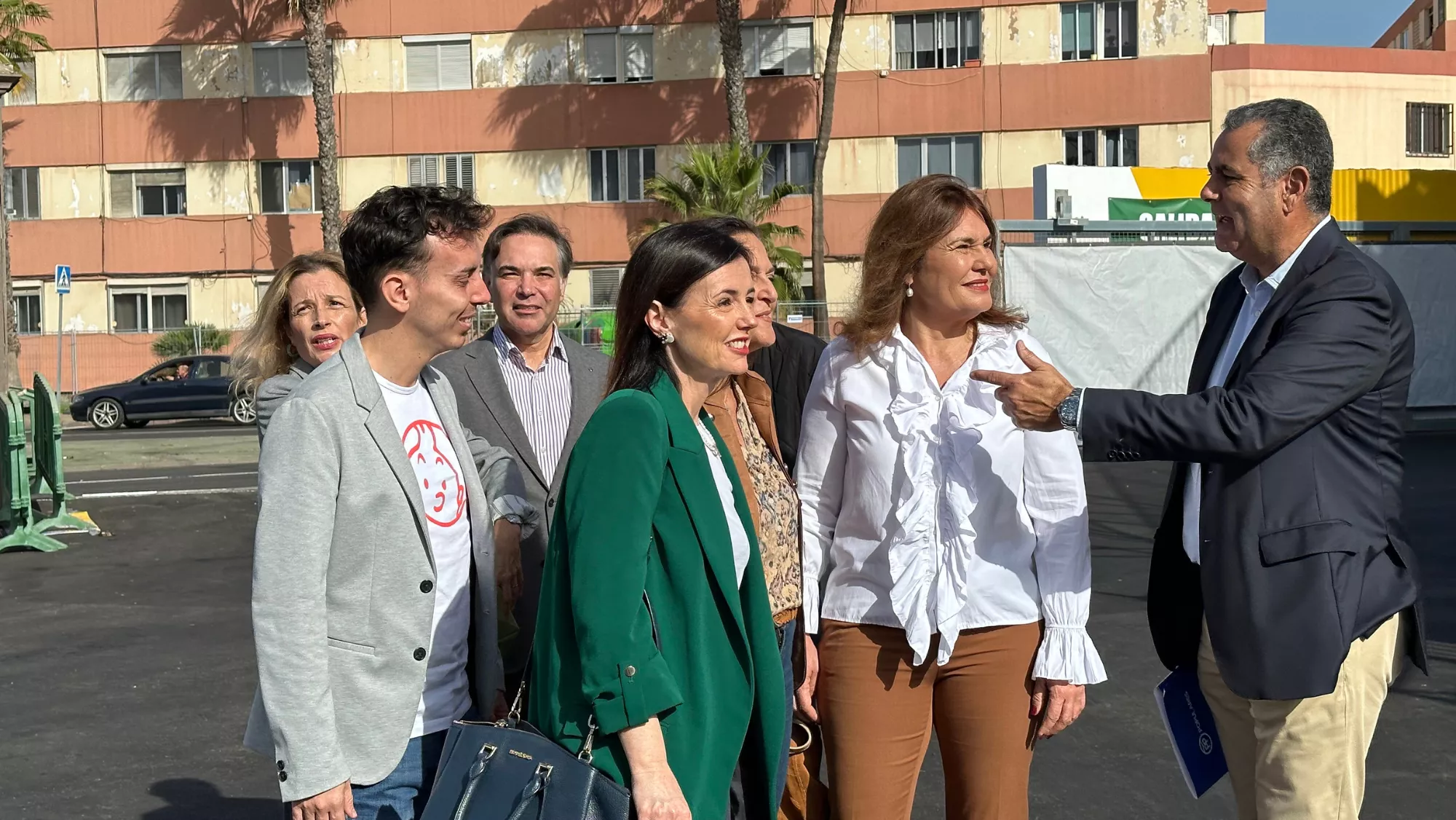 Jimena Delgado junto a concejales del PP / ATLÁNTICO HOY - MARCOS MORENO Jimena Delgado junto a concejales del PP / ATLÁNTICO HOY - MARCOS MORENO