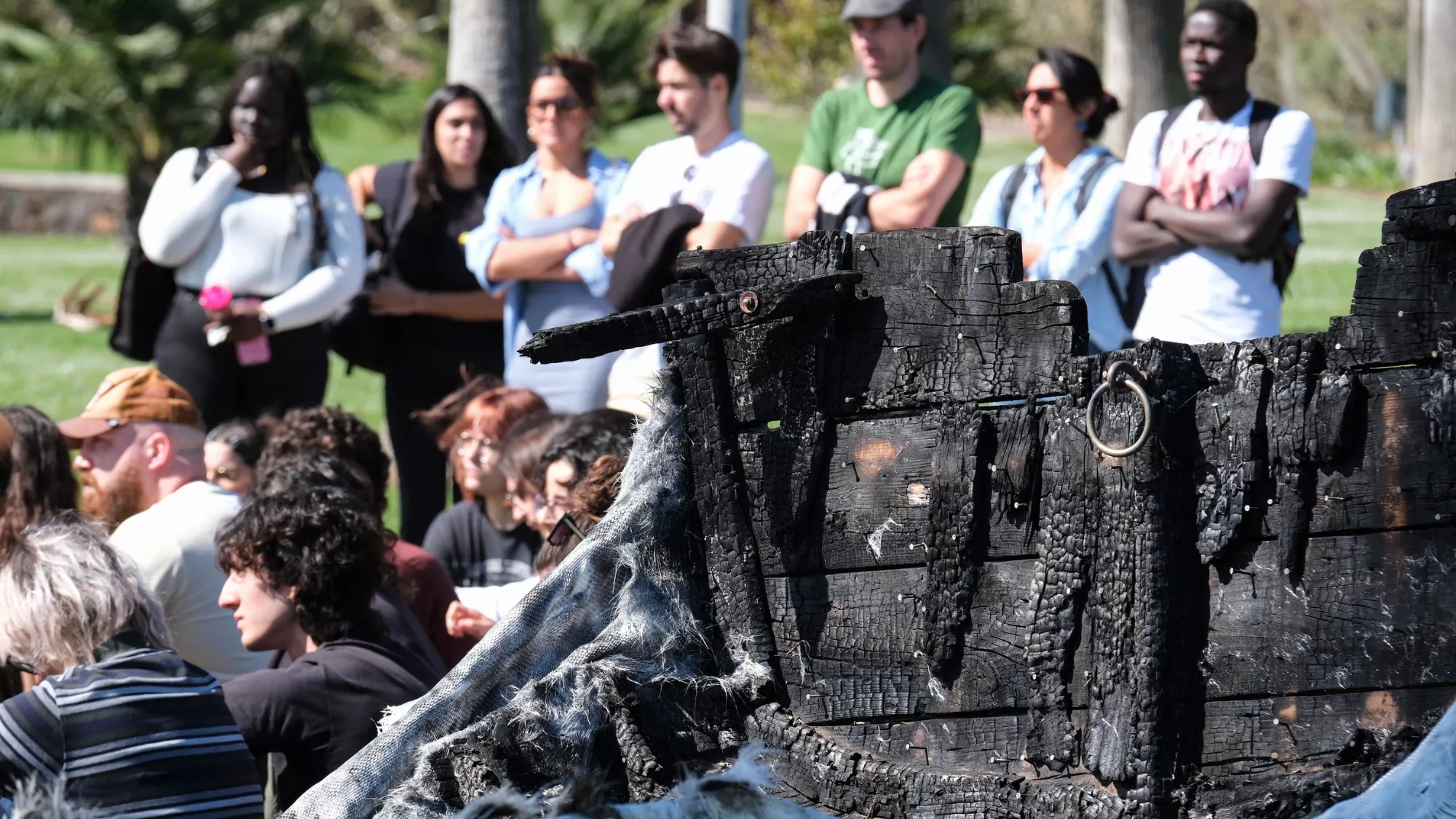 Manifestación en contra del racismo en la Universidad de La Laguna / EFE - ALBERRTO VALDÉS