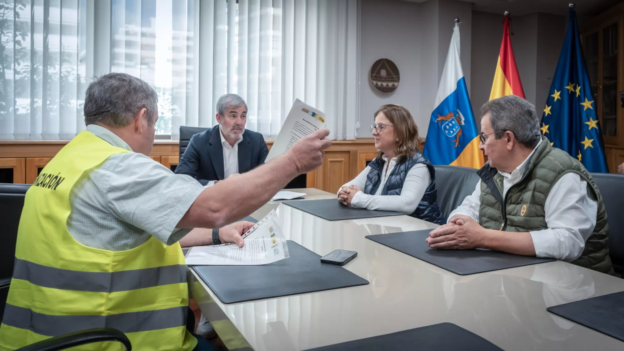 Fernando Clavijo reunido con representantes del sector agrario / GOBIERNO DE CANARIAS