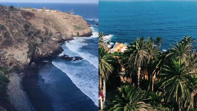 Imagen de la Rambla de Castro y su sendero. / AH Imagen de la Rambla de Castro y su sendero. / AH