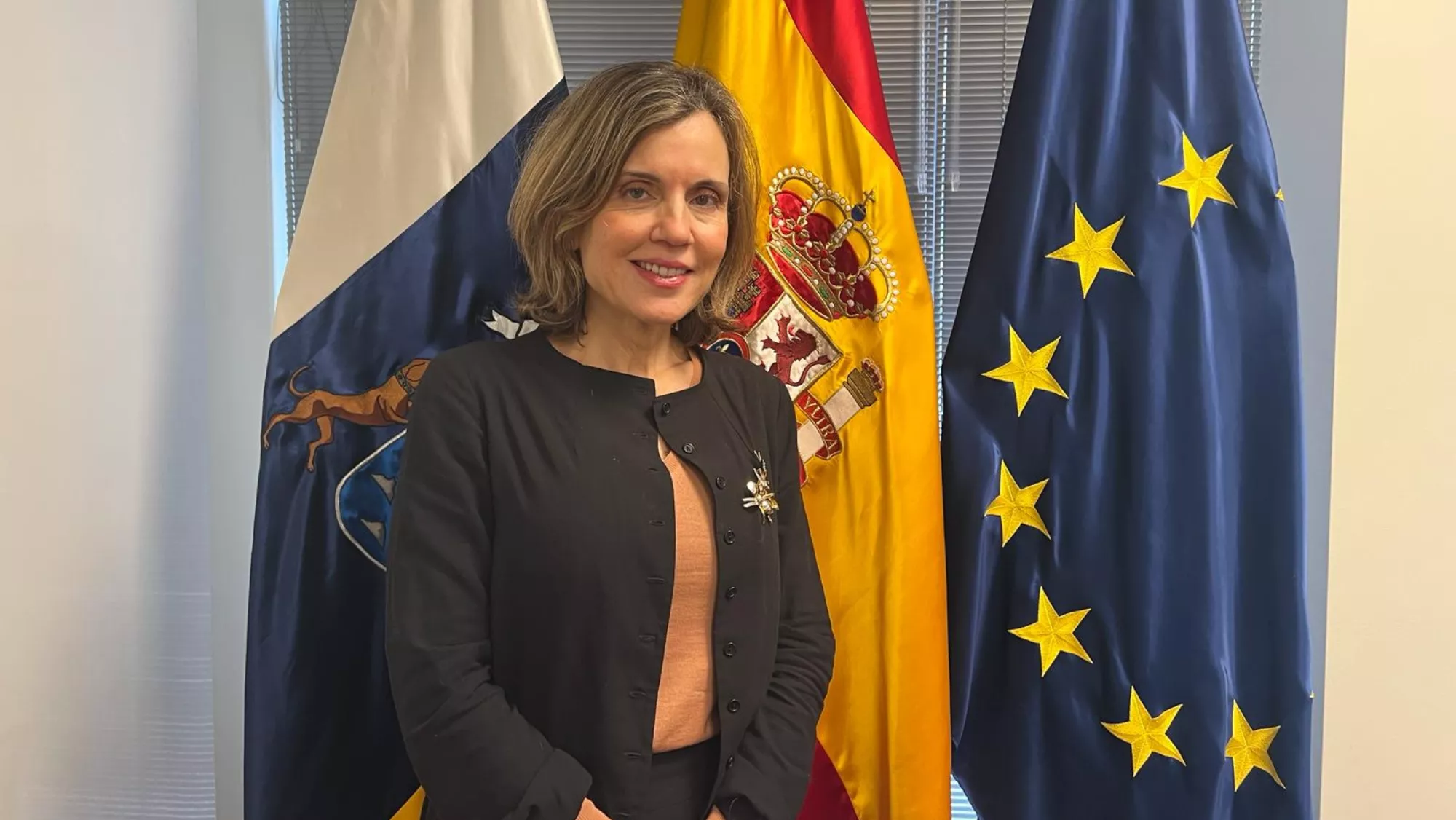 Cristina Domínguez Beautell, nueva delegada del Gobierno de Canarias en Bruselas en sustitución de José Sánchez Ruano./ CEDIDA