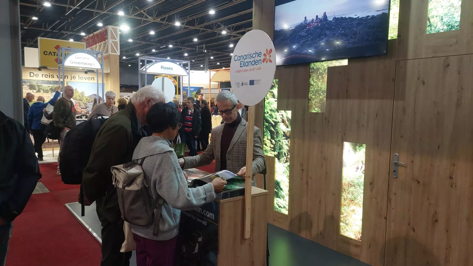 Stand de Canarias en la feria Fiets en Wandelbeurs de Países Bajos / CEDIDA