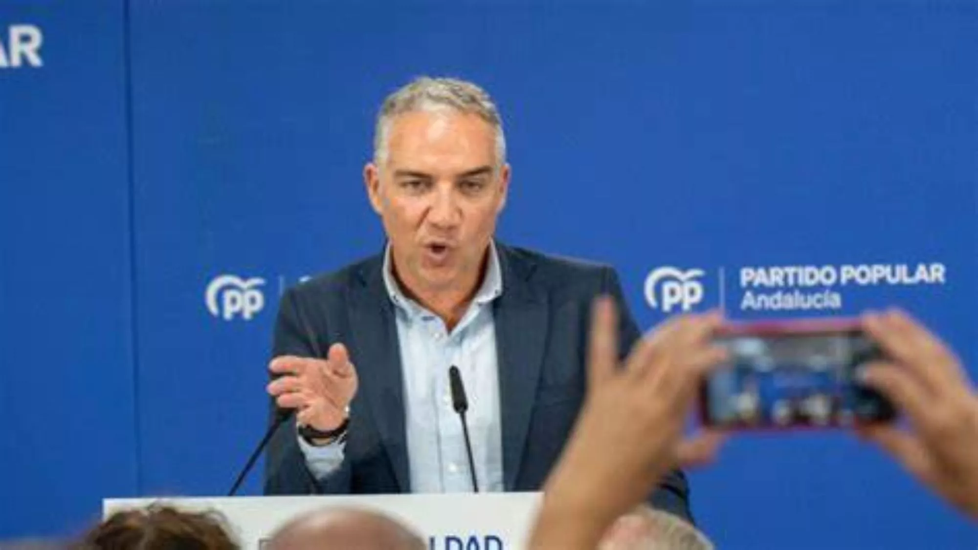 El vicesecretario de Coordinación Autonómica y Local y Análisis Electoral del PP, Elías Bendodo / ARCHIVO