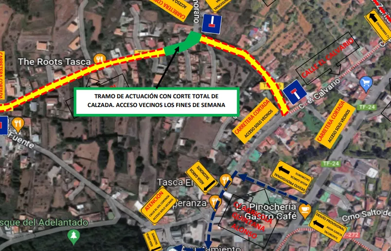 Actuaciones en la TF-226. / CABILDO DE TENERIFE 