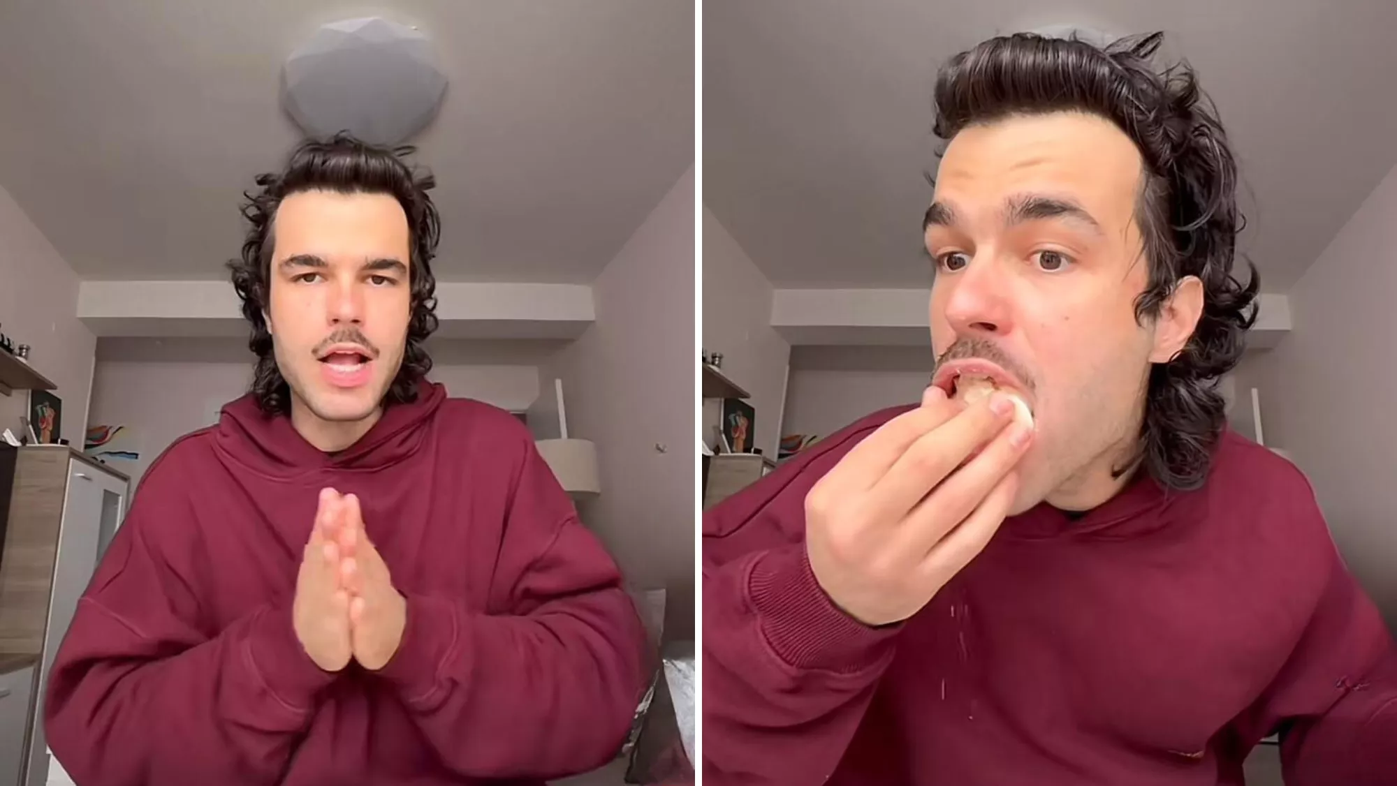 Imagen del famoso tiktoker Peldanyos reaccionando a un producto canario / AH