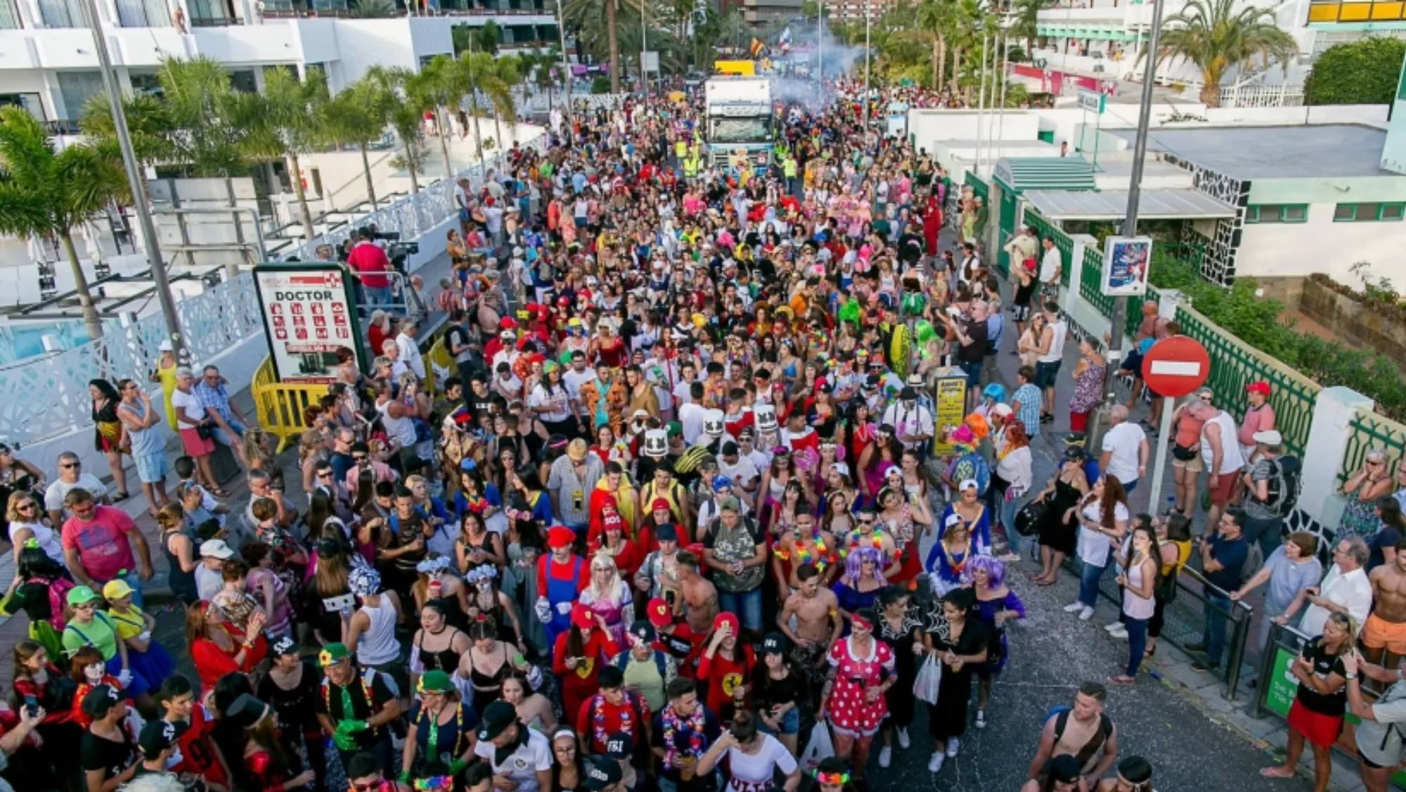 Imagen de archivo de la Cabalgata en el Carnaval de Maspalomas / AH