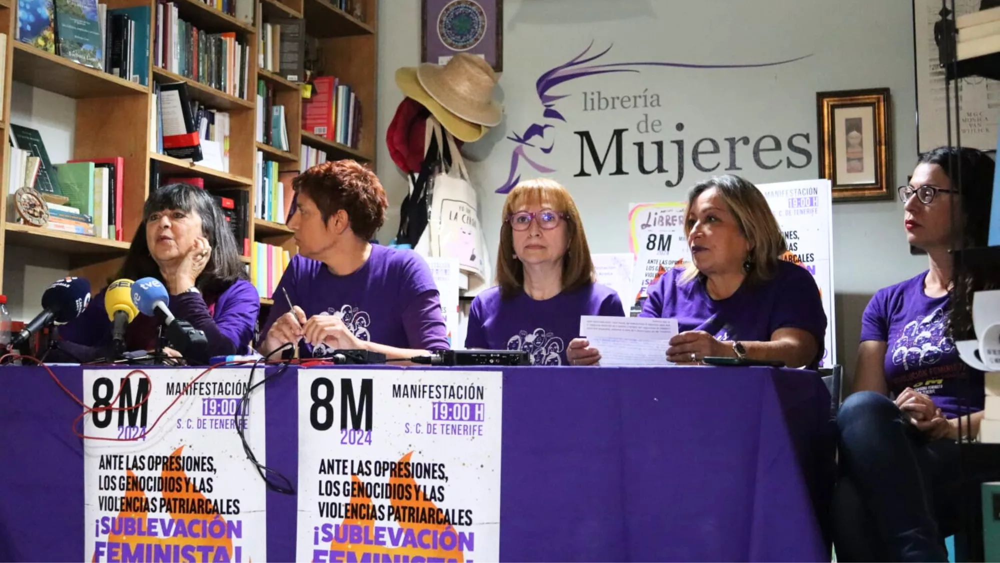 Presentación de las acciones con motivo del 8M en Tenerife. / ATLÁNTICO HOY - AINOHA CRUZ