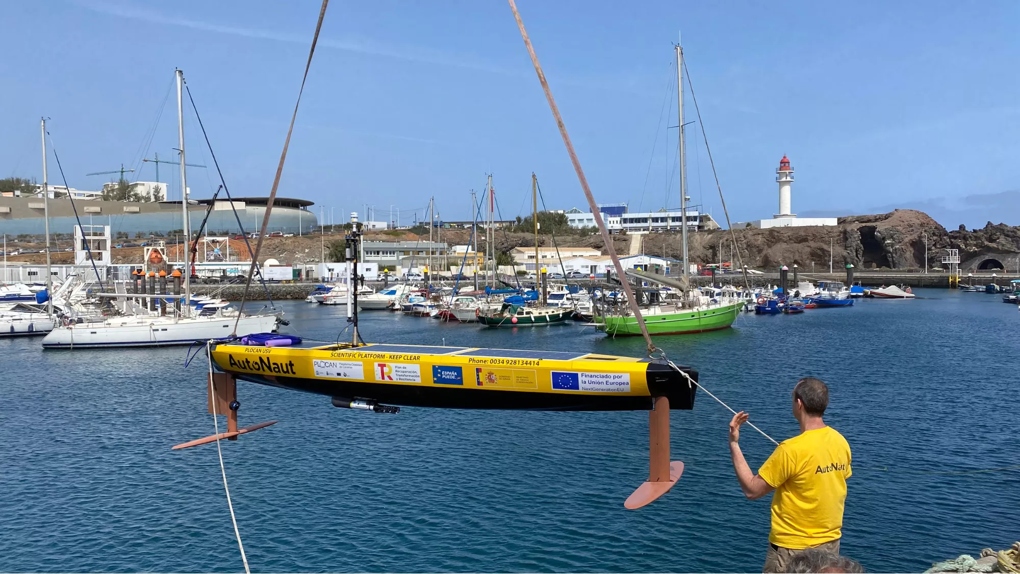 El proyecto TechOceans valida en PLOCAN sensores y  robótica marina europea de vanguardia / PLOCAN