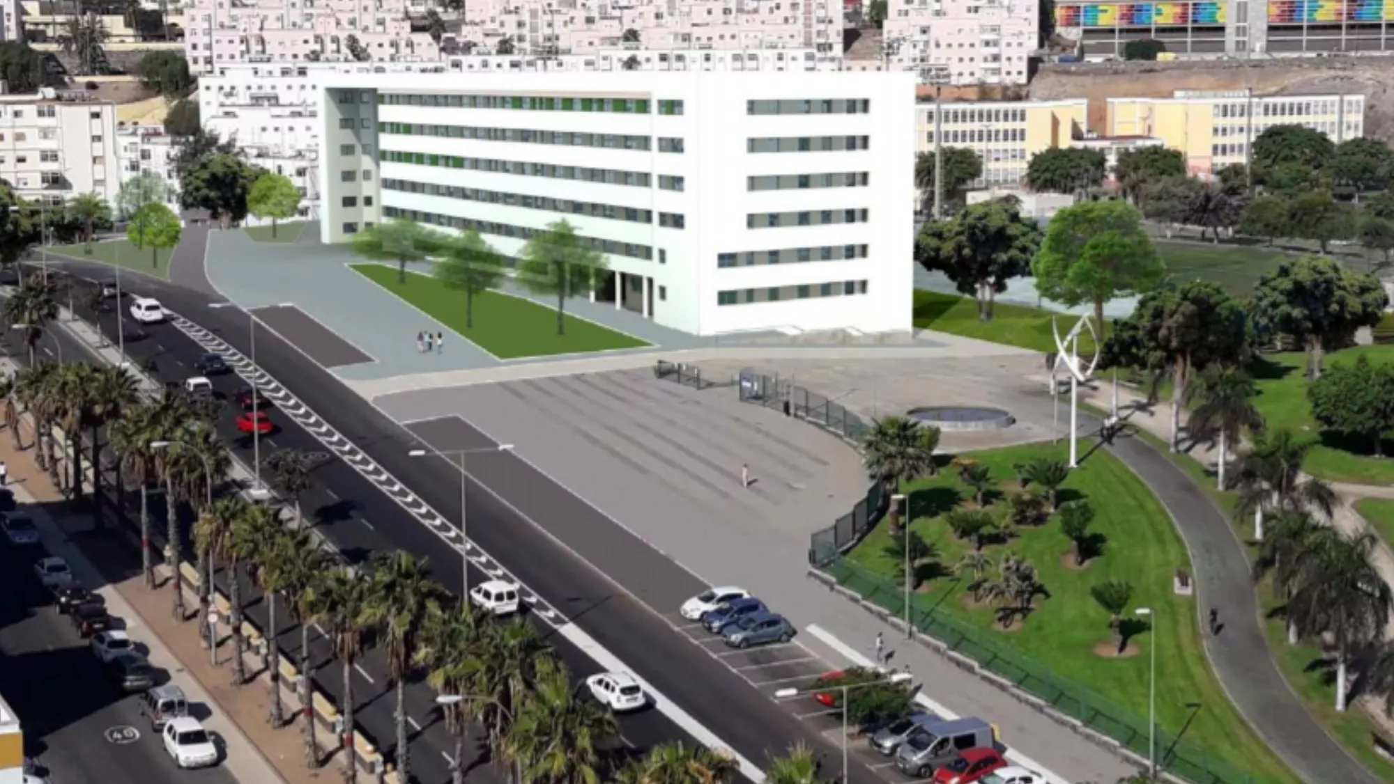 Imagen de las obras de 148 viviendas  CONSTRUPLAN