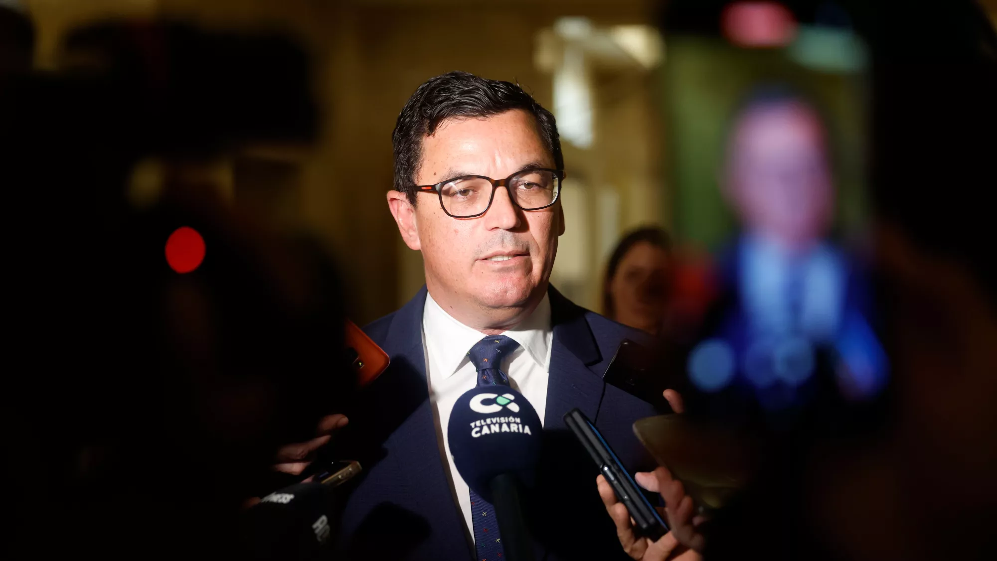 El consejero de Obras Públicas, Vivienda y Movilidad del Gobierno de Canarias, Pablo Rodríguez / EFE