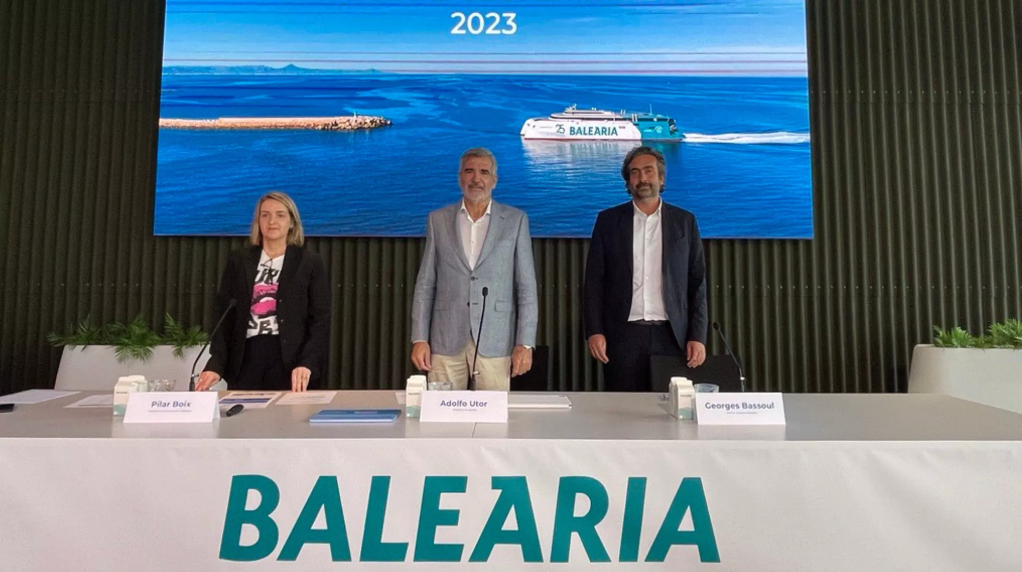 Presentación de los resultados de 2023 de Baleària./