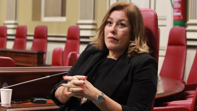 Astrid Pérez, durante la entrevista concedida a Atlántico Hoy. / ÁLVARO OLIVER-AH Astrid Pérez, durante la entrevista concedida a Atlántico Hoy. / ÁLVARO OLIVER-AH