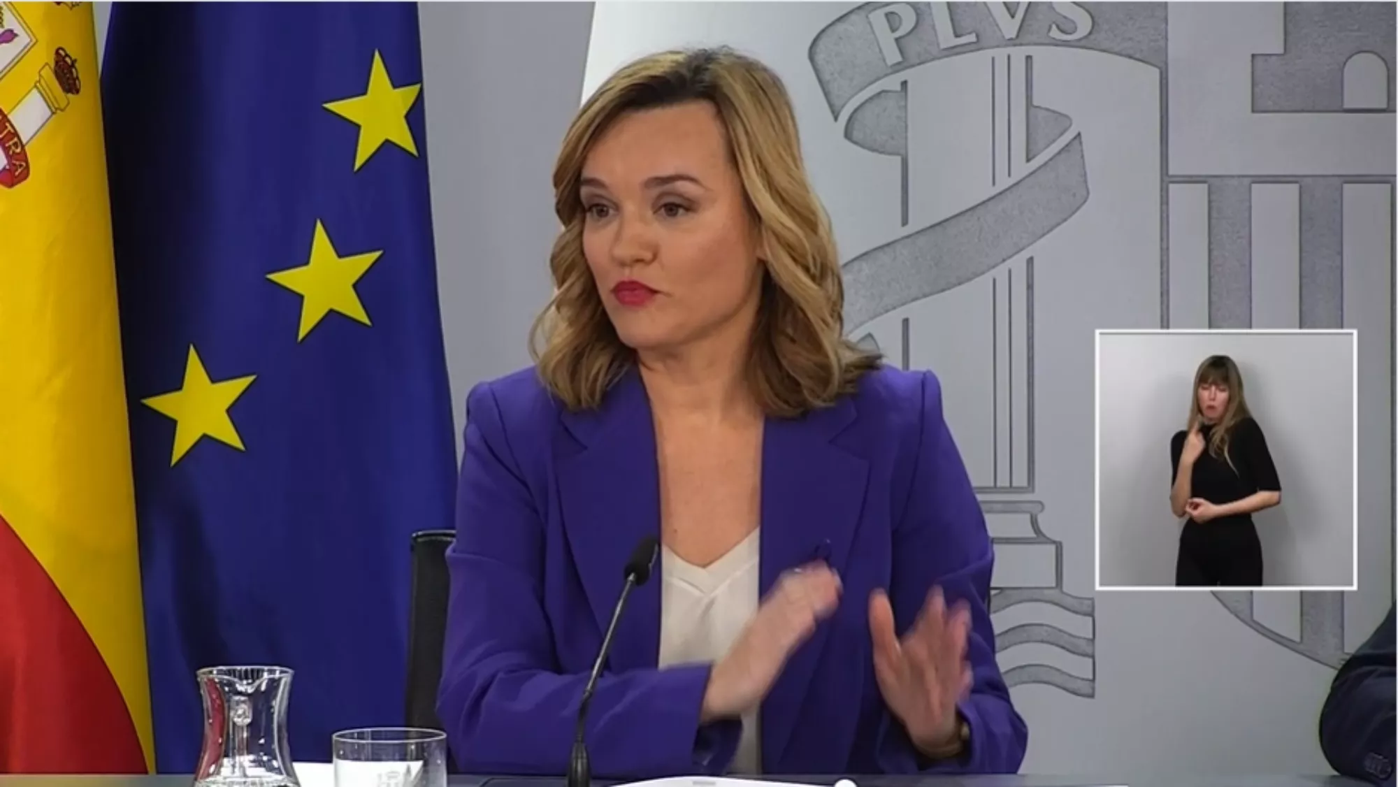 La portavoz del Gobierno de España, Pilar Alegría / EFE