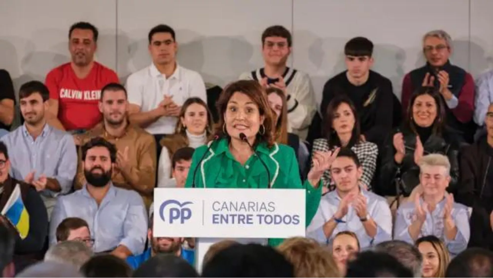 Jimena Delgado, portavoz del PP en el Ayuntamiento de Las Palmas de Gran Canaria / EFE