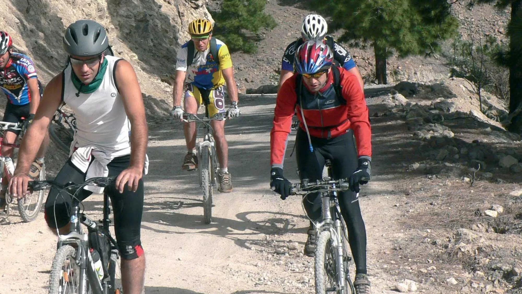 Ciclistas en los montes de Tenerife / TURISMO DE TENERIFE Ciclistas en los montes de Tenerife / TURISMO DE TENERIFE